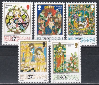 Isle of Man 1992 - Crăciun, MNH foto