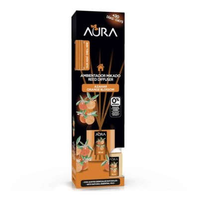 Odorizant camera 0% alcool Aura - Floare de portocal 30 ml foto