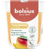 Lumanare parfumata Bolsius True Scents Mango &icirc;n pahar, 25 ore