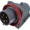 Conector AMPHENOL alimentare AC trifazate 32A 415V soclu tată IP67