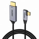 Cablu audio video USB type C unghi la HDMI 4K@60Hz T-T 1.8m, XCH-1803, Oem