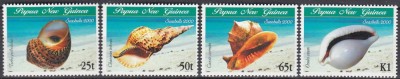 Papua New Guinea 2000 - Fauna Marina - MELCI de MARE - MNH foto