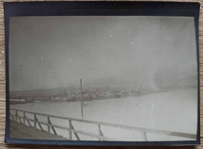 Vedere spre Dnipropetrovsk de pe un pod// foto WWII