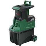 Tocator crengi si resturi vegetale electric Bosch AXT 25 D, putere 2500 W, 40 mm diametru taiere, 53 l cutie colectare, taietor cu tambur, roti transp