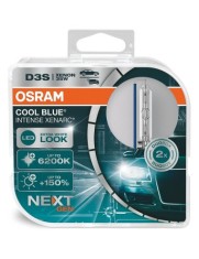 Set 2 becuri auto XENON D3S Osram Xenarc Original Cool Blue Intense Next Gen +150% 42V 35W