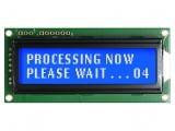 Afişaj LCD alfanumeric 16x2 cu LED albastru