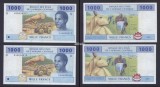 Statele Africii Centrale - Camerun, 2002, 1000 Franci, serii consecutive