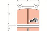 TRW GDB101 COTEC set placute frana,frana disc