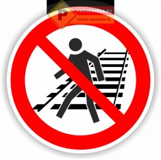 Etichete pentru interzicerea pe cale ferata foto
