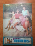 Revista flacara rebus 1 noiembrie 1983 - 5 rebusuri completate din 19