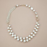 Cumpara ieftin Colier Glow din perle de cultură albe și labradorit