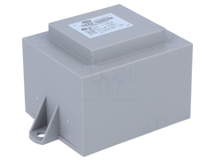 Transformator &icirc;ncapsulat 18VA 9V PCB
