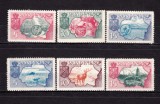 Cumpara ieftin ✅ Romania Exil 1956 , exilul romanesc " Expozitia Internationala Agricola - flora / fauna " serie , MNH - unele cu guma ingalbenita