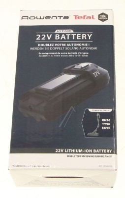 BATTERY XFORCE 22V ZR009700 Rowenta GROUPE SEB foto