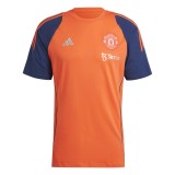 Manchester United tricou de bărbați Tee bright orange - XXL, Adidas