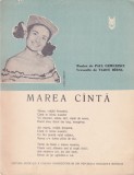 AS - PARTITURA - muzica PAUL URMUZESCU, versuri VLAICU BARNA - MAREA CANTA, PT VOCE SI PIAN