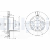 DELPHI BG3900C Disc frana
