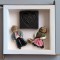 Iubire vesnica - tablou artizanal ecologic handmade, miniaturi ceramica si ceara