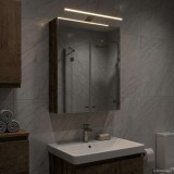 vidaXL Dulap cu oglindă pentru baie Lemn vechi 50 x 14,5 x 70 cm 889053