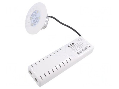Lampă de urgență LED RoundTech IP65 albă foto