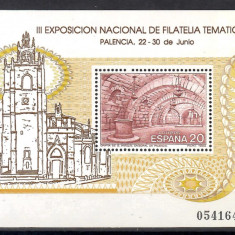 Spania 1990 - Expozitia Nationala de Timbre FILATEM '90, Coliță, MNH