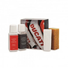 Set Curatare si Intretinere Echipament Piele Moto Ducati Leather Care Kit