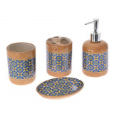 Set de baie 4 piese ceramica Mosaique, Iliadis Alexandros