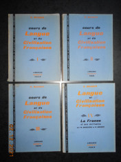 G. MAUGER - COURS DE LANGUE ET DE CIVILISATION FRANCAISES 4 volume foto