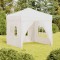 vidaXL Cort pliabil pentru petrecere, cu pereți laterali, alb, 2x2 m 93503