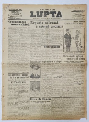 LUPTA , ZIAR , NR. 1901 , 1928 foto