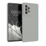 Husa Kwmobile pentru Samsung Galaxy A53 5G, Gri, Silicon, KWM000015GS067C, Carcasa