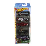 Set 5 masinute Hot Wheels Mud Studs, modele off-road multicolore