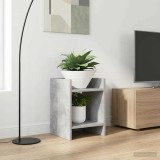 vidaXL Suport pentru plante Gri Beton 30 x 30 x 40 cm Lemn prelucrat 899616