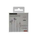 Casti Cu Microfon Port Lightning JH-015 Albe, Casti In Ear, Cu fir