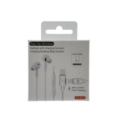 Casti Cu Microfon Port Lightning JH-015 Albe foto
