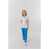 Bluză medicală Irina S 451 - Albastru safir