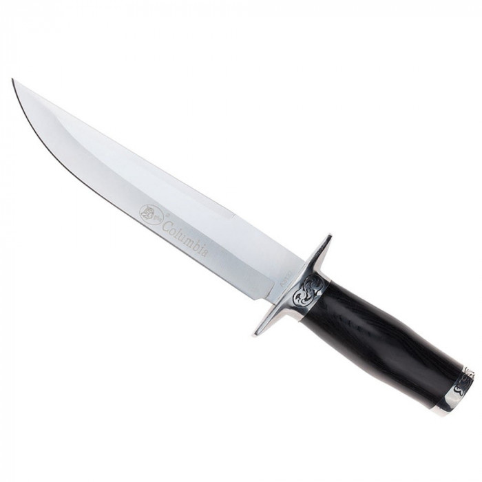 Cutit de vanatoare Columbia&reg;, Truthful Blade, 32.5 cm, negru, teaca inclusa