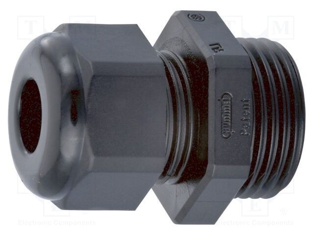 Garnitură de etanșare PG16 IP54 poliamidă neagră HUMMEL HSK-KE pentru cablu 5-9mm