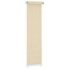Jaluzea tip rulou de exterior,crem, 60x230 cm, HDPE