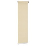 Jaluzea tip rulou de exterior,crem, 60x230 cm, HDPE