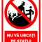 Semn nu va urcati pe statui