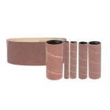 Set banda si clindri de slefuire pentru masina de slefuit cu ax GSBSM 450 Gude 38366, K240, 6 piese