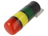 Coloană de semnalizare roşu/galben/verde LED 18-32V DC - TS-Ad