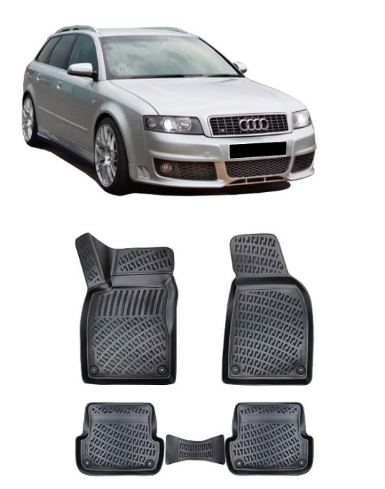 Set covorase cauciuc tip tavita Audi A4 B6 (2001-2004)