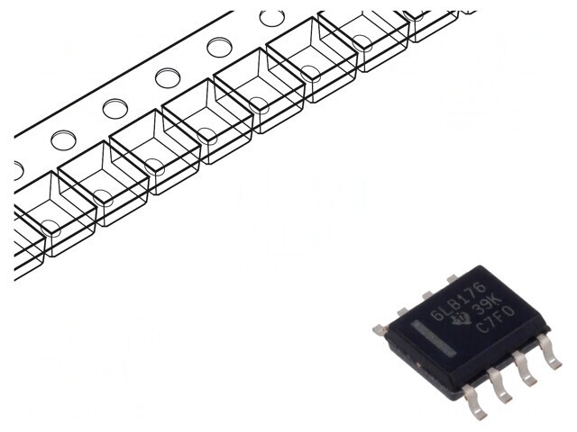 Interfață Bus Transceiver RS485 10000kbps Half Duplex