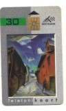 bnk card Cartele telefonice - Estonia - pictura - Modernist Painters - Peet Aren - Aida Street - Col:ET0099B