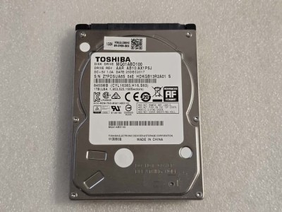 Hard disk laptop Toshiba MQ01ABD100 2,5&amp;#039;&amp;#039; 1TB SATA2 5400RPM 8MB - teste reale foto