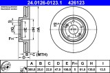 ATE 24.0126-0123.1 Disc frana