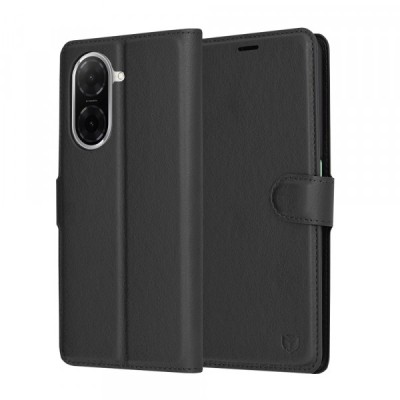 Husa pentru Xiaomi Redmi A5 4G (Regional), Techsuit, Leather Folio, Neagra foto