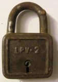 Cumpara ieftin GE - Lacat vechi deschis fara cheie &quot;LPV - 2 PRODCOMPLEX Targu Mures&quot; Romania, Scule si unelte